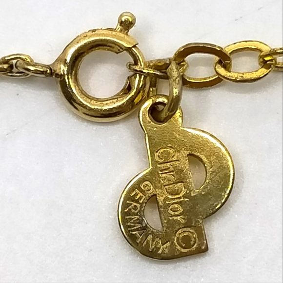 Christian Dior Pendant Necklace Gold - Picture 10 of 11